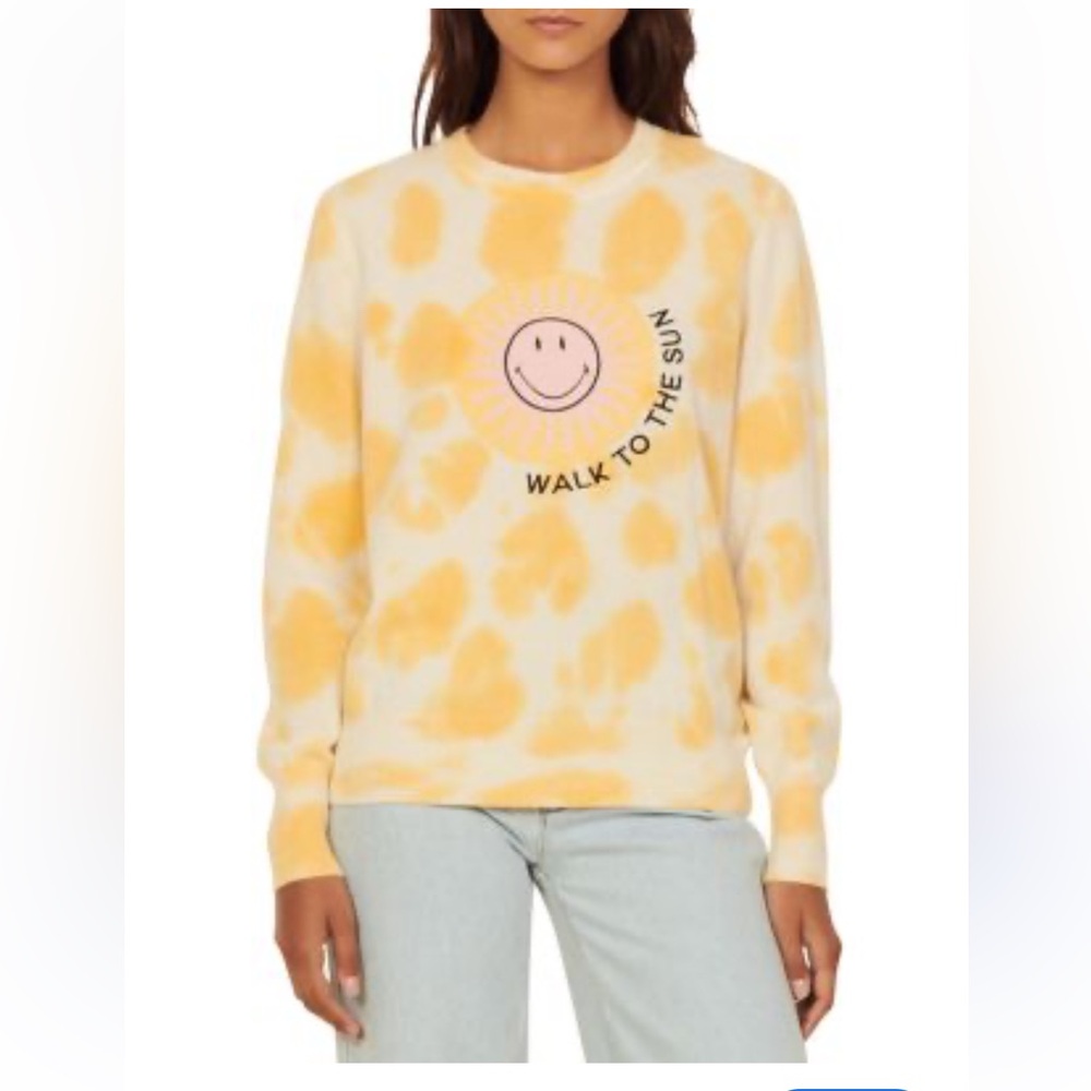 Sandro Enis Tie Dyed Graphic Sweater